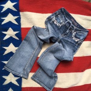 Grace in LA embroidered 👖 jeans flared